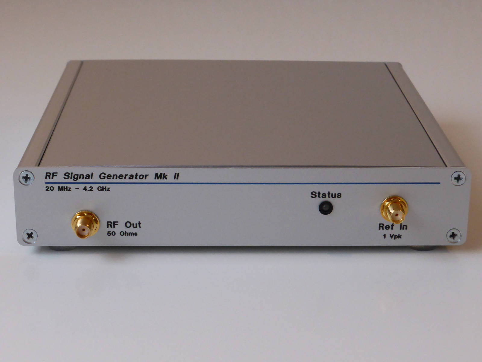 CW signal generator front