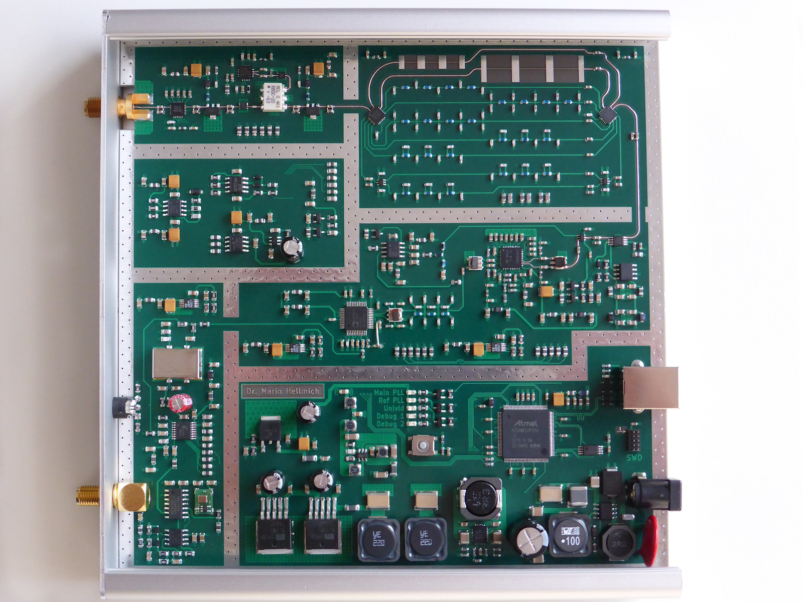 RF signal generator board view RF signal generator board